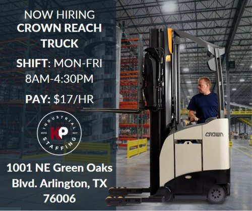 Photo post from KP Staffing Agency (Arlington Branch).