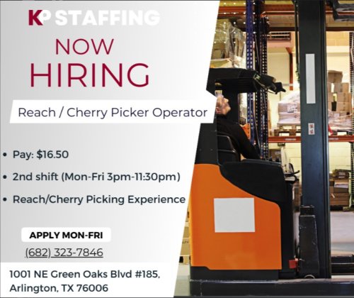 Photo post from KP Staffing Agency (Arlington Branch).