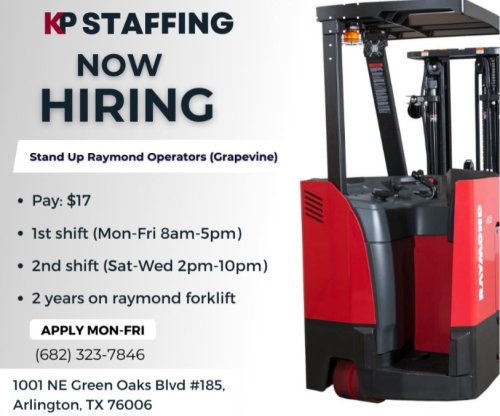 Photo post from KP Staffing Agency (Arlington Branch).