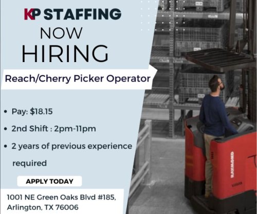 Photo post from KP Staffing Agency (Arlington Branch).