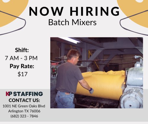 Photo post from KP Staffing Agency (Arlington Branch).