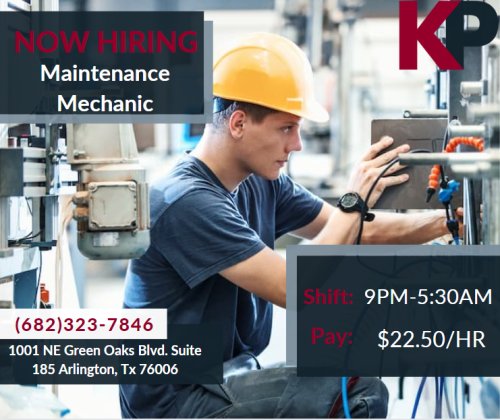 Photo post from KP Staffing Agency (Arlington Branch).