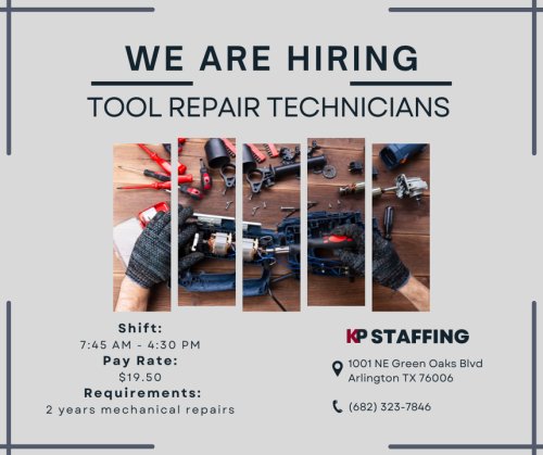 Photo post from KP Staffing Agency (Arlington Branch).