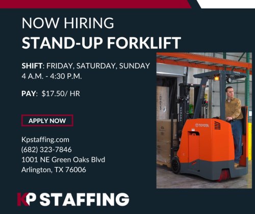 Photo post from KP Staffing Agency (Arlington Branch).
