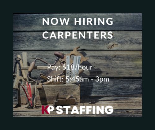 Photo post from KP Staffing Agency (Arlington Branch).