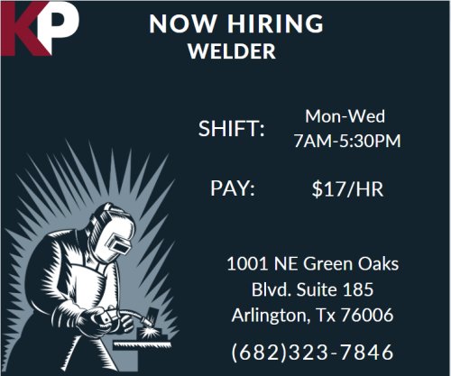 Photo post from KP Staffing Agency (Arlington Branch).