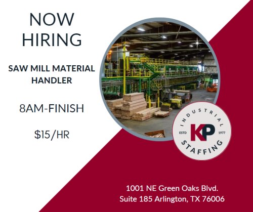 Photo post from KP Staffing Agency (Arlington Branch).