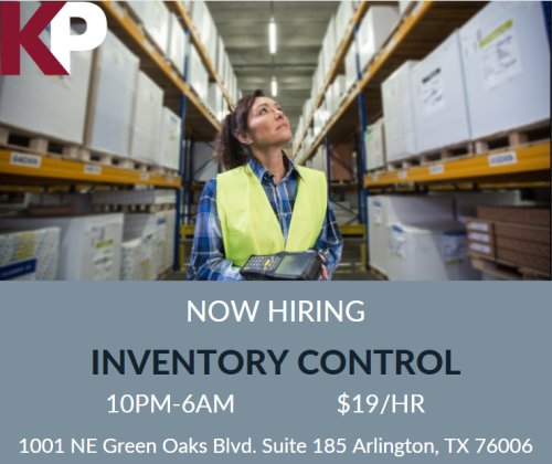 Photo post from KP Staffing Agency (Arlington Branch).