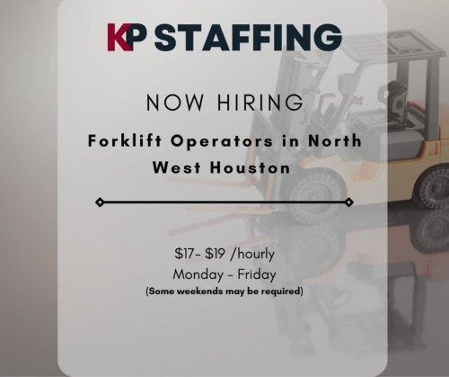 Photo post from KP Staffing Agency (West Houston Branch).
