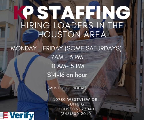 Photo post from KP Staffing Agency (West Houston Branch).