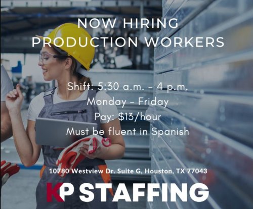 Photo post from KP Staffing Agency (West Houston Branch).