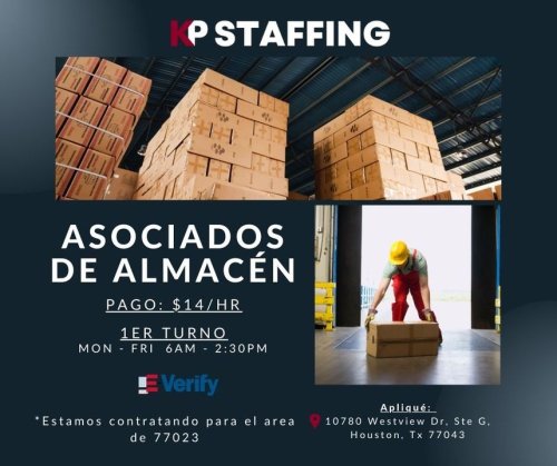 Photo post from KP Staffing Agency (West Houston Branch).