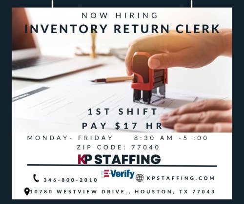 Photo post from KP Staffing Agency (West Houston Branch).
