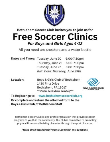 Photo post from Bethlehem Recreation.