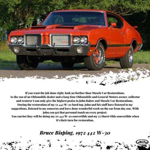 Photo post from Muscle Car Restorations.