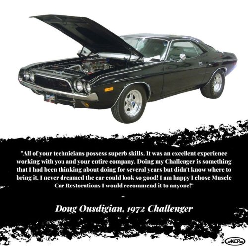 Photo post from Muscle Car Restorations.