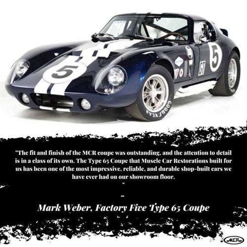 Photo post from Muscle Car Restorations.