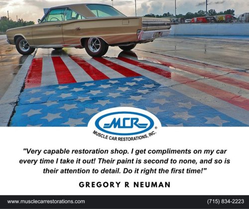 Photo post from Muscle Car Restorations.