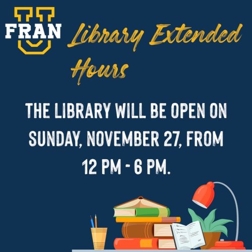 Photo post from Franciscan Missionaries of Our Lady University.