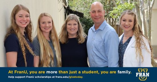 Photo post from Franciscan Missionaries of Our Lady University.