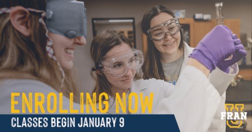 Photo post from Franciscan Missionaries of Our Lady University.