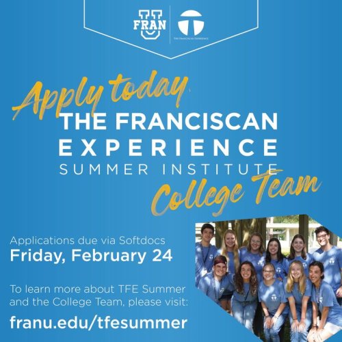 Photo post from Franciscan Missionaries of Our Lady University.