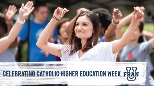 Photo post from Franciscan Missionaries of Our Lady University.