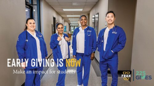 Photo post from Franciscan Missionaries of Our Lady University.