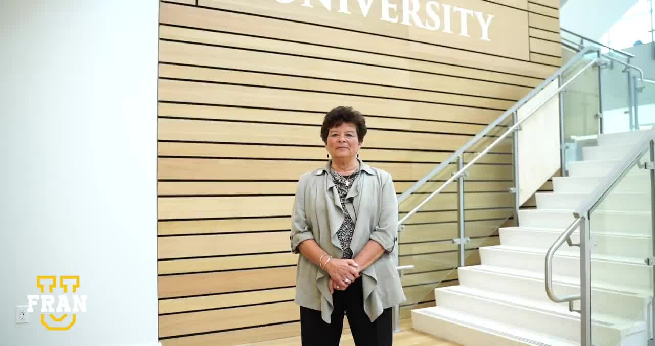 Video post from Franciscan Missionaries of Our Lady University.