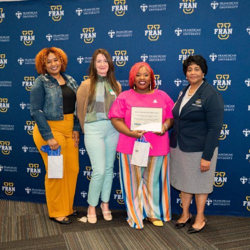 Carousel post from Franciscan Missionaries of Our Lady University.