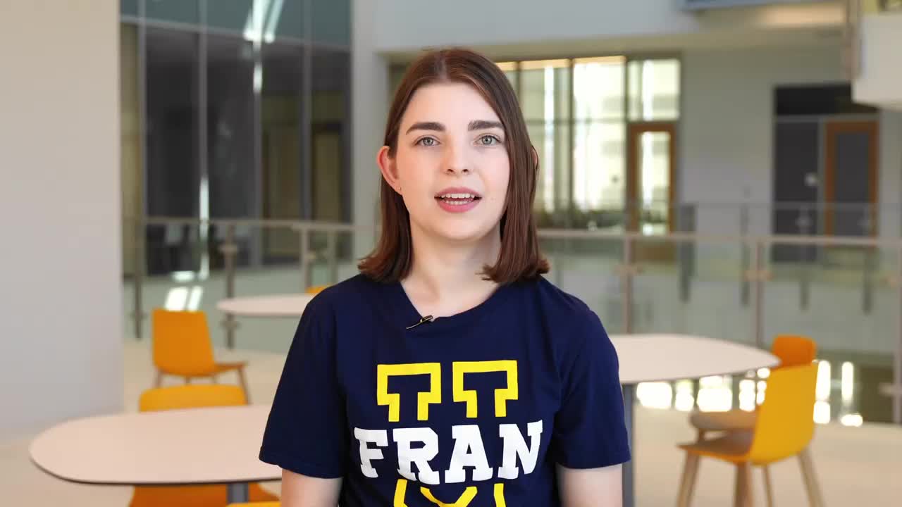 Video post from Franciscan Missionaries of Our Lady University.