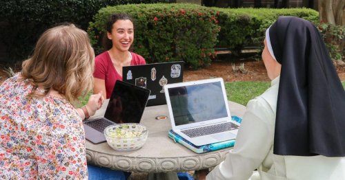 Photo post from Franciscan Missionaries of Our Lady University.