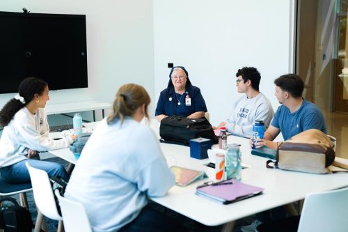 Carousel post from Franciscan Missionaries of Our Lady University.