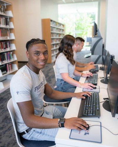 Carousel post from Franciscan Missionaries of Our Lady University.