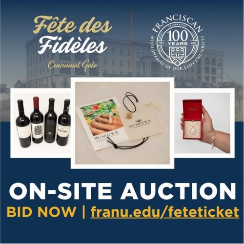 Carousel post from Franciscan Missionaries of Our Lady University.