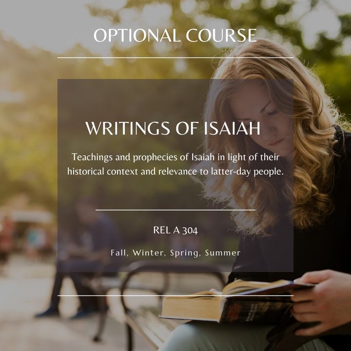 Photo post from BYU Religious Education.