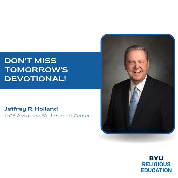Photo post from BYU Religious Education.