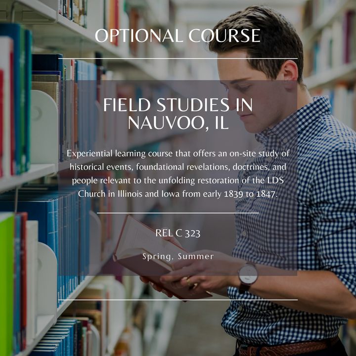 Photo post from BYU Religious Education.