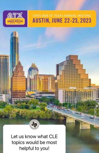 Photo post from Litigation Section of the State Bar of Texas.