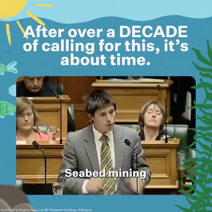 Video post from @NZGreens.