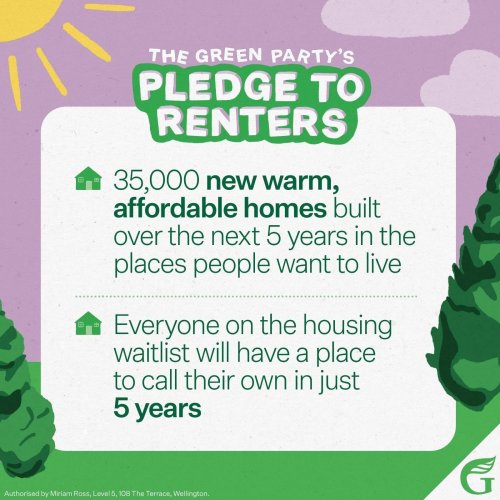 Photo post from @NZGreens.