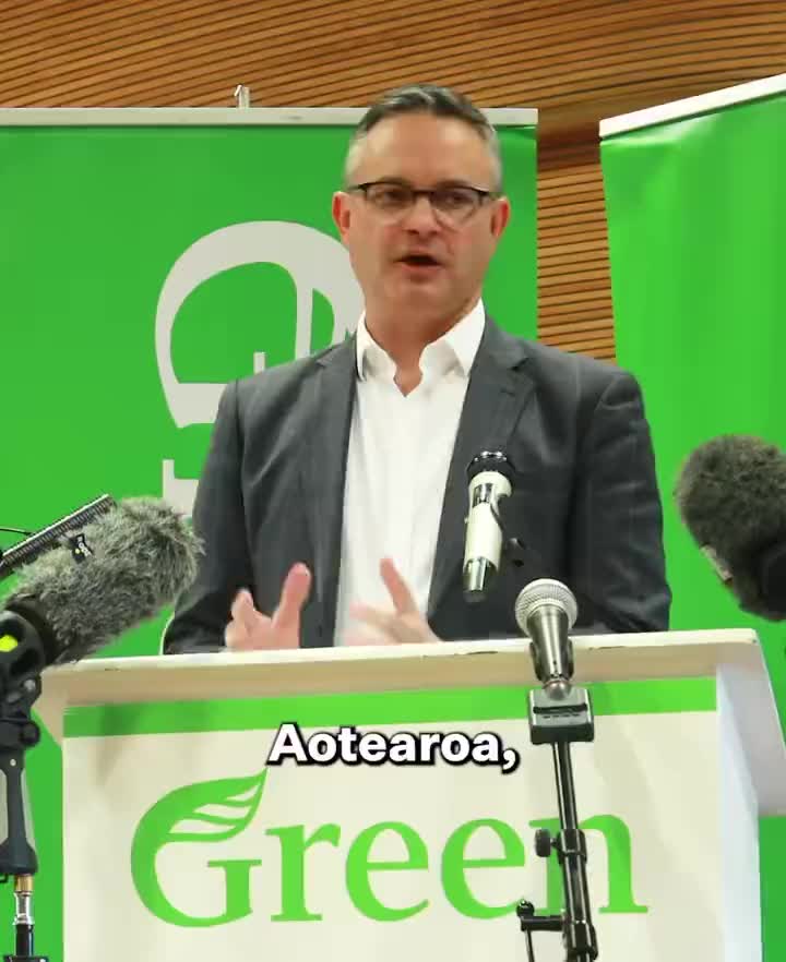 Video post from @NZGreens.