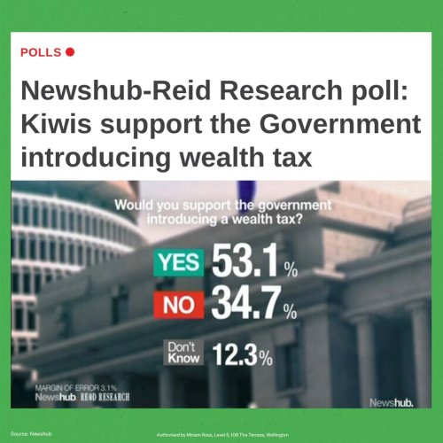 Photo post from @NZGreens.