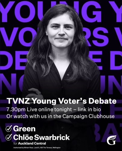 Photo post from @NZGreens.