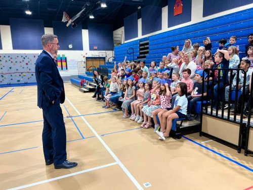 Carousel post from Whiteland Elementary.