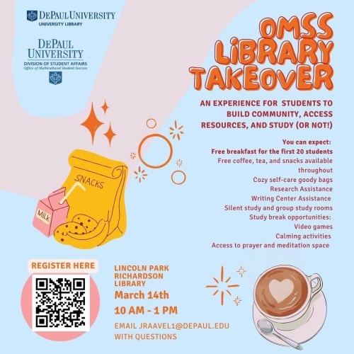 Photo post from depaul_library.