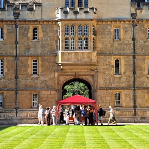 Carousel post from wadhamoxford.