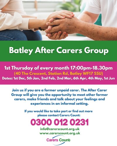 Photo post from carerscountkirklees.
