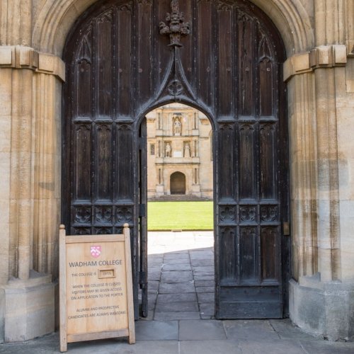 Carousel post from wadhamoxford.
