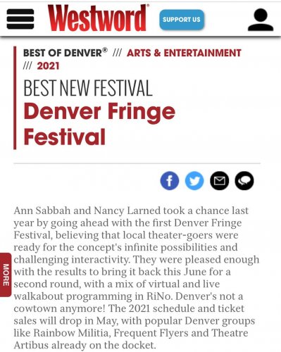 Photo post from denfringe.